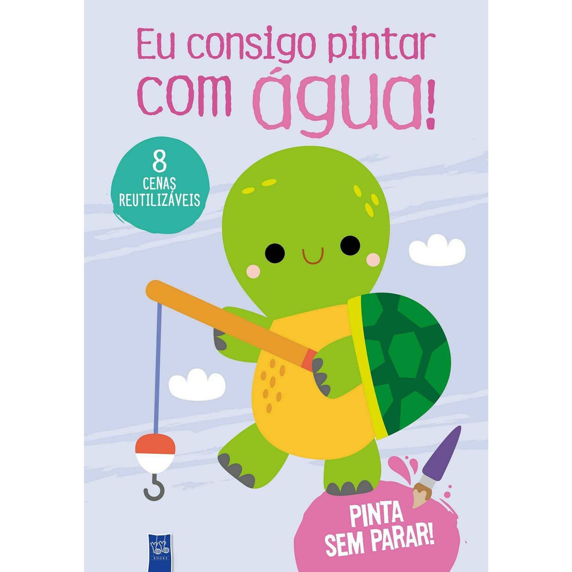 Eu Consigo Pintar com Água! - Tartaruga