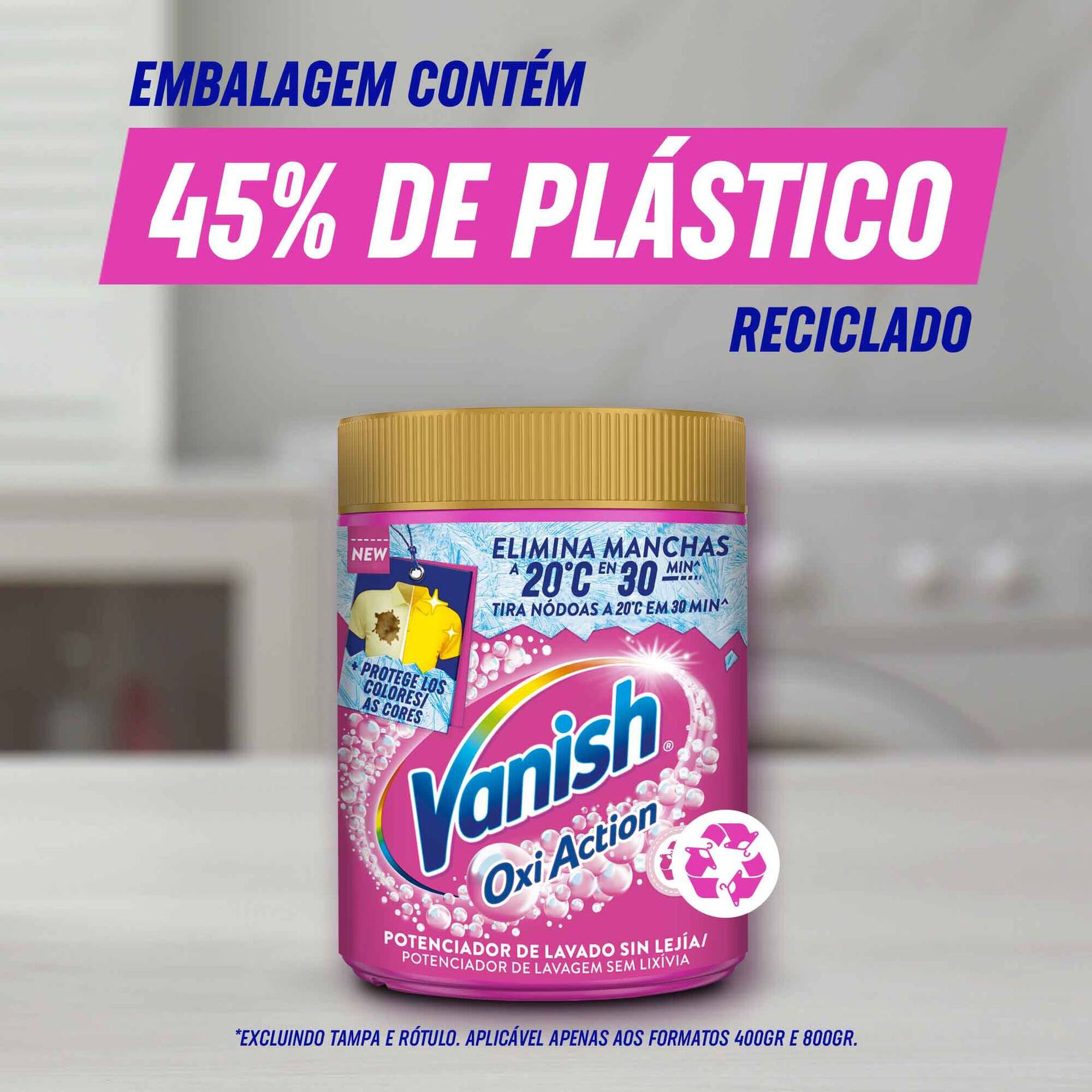 Tira Nódoas Pó Oxi Action Cores