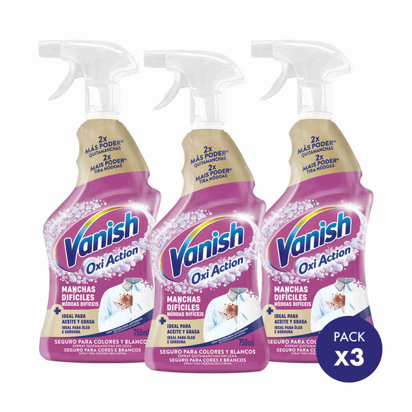 Tira Nódoas Spray Oxi Action Desengordurante Vanish