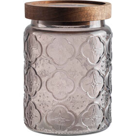 Frasco Vidro Multiusos 10cm Preto Kasa