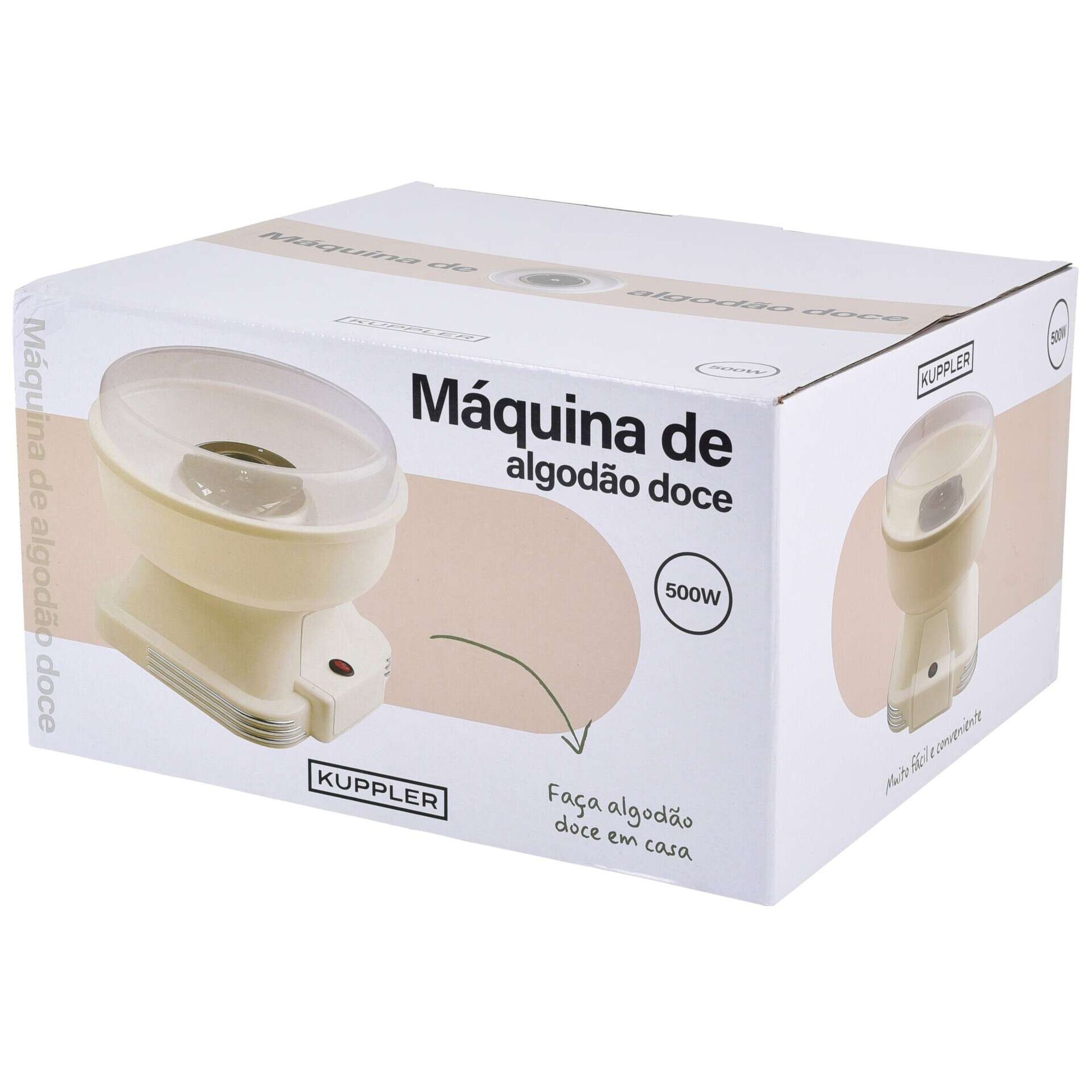M&aacute;quina de Algod&atilde;o Doce 500W Kuppler