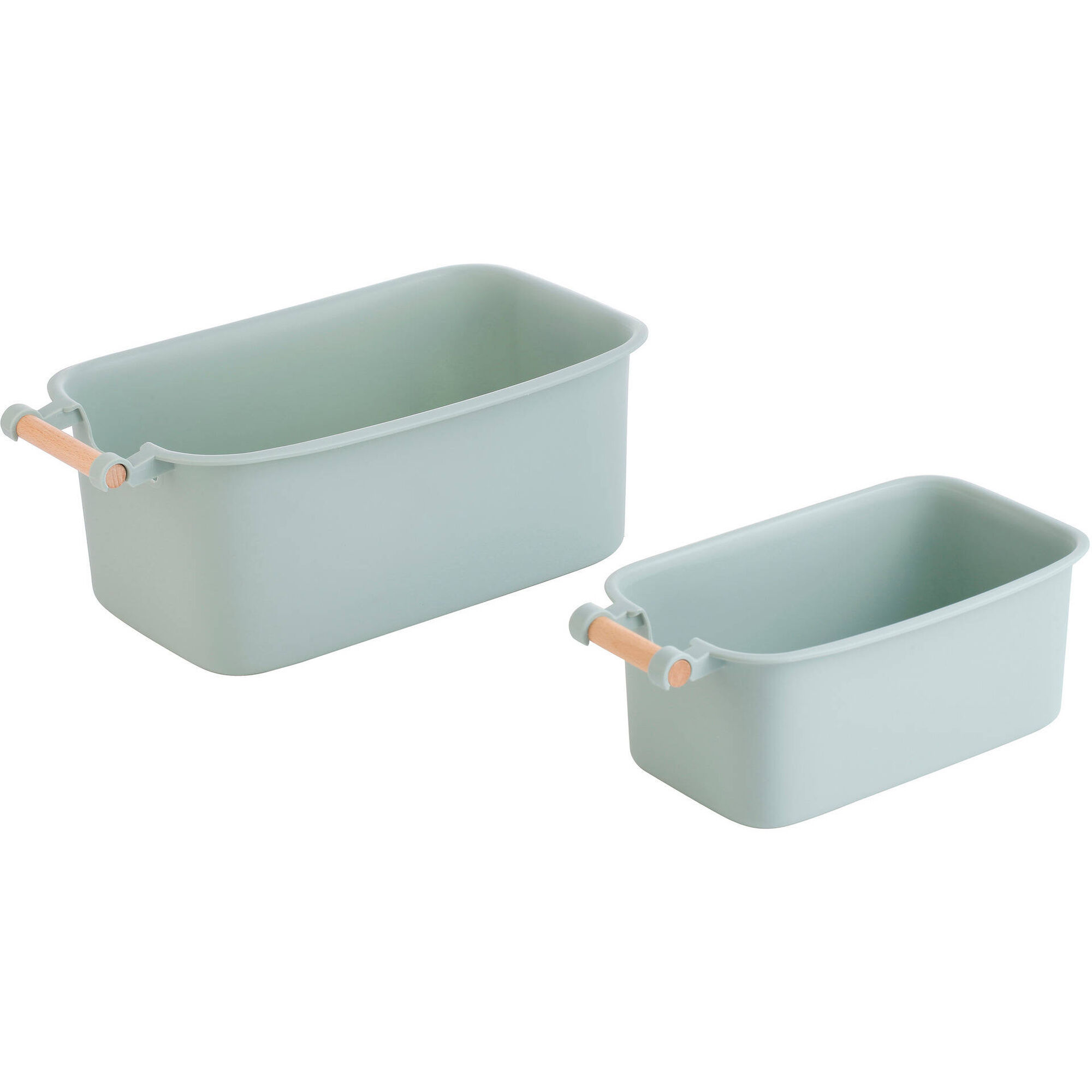 Caixa Arruma&ccedil;&atilde;o Pl&aacute;stico Multiusos Verde