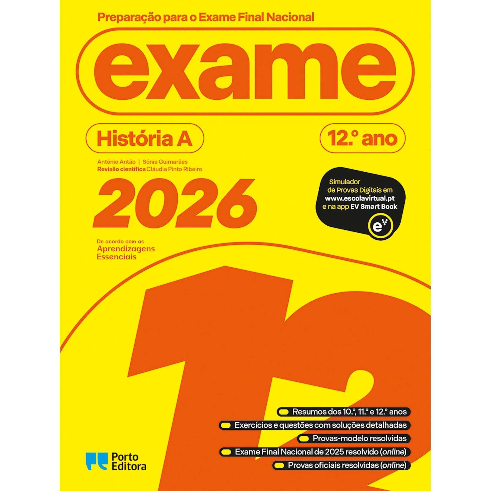 Preparação para o Exame Final Nacional 2026 - História A - 12.º Ano Preparação para o Exame Final Nacional 2026 - História A - 12.º Ano