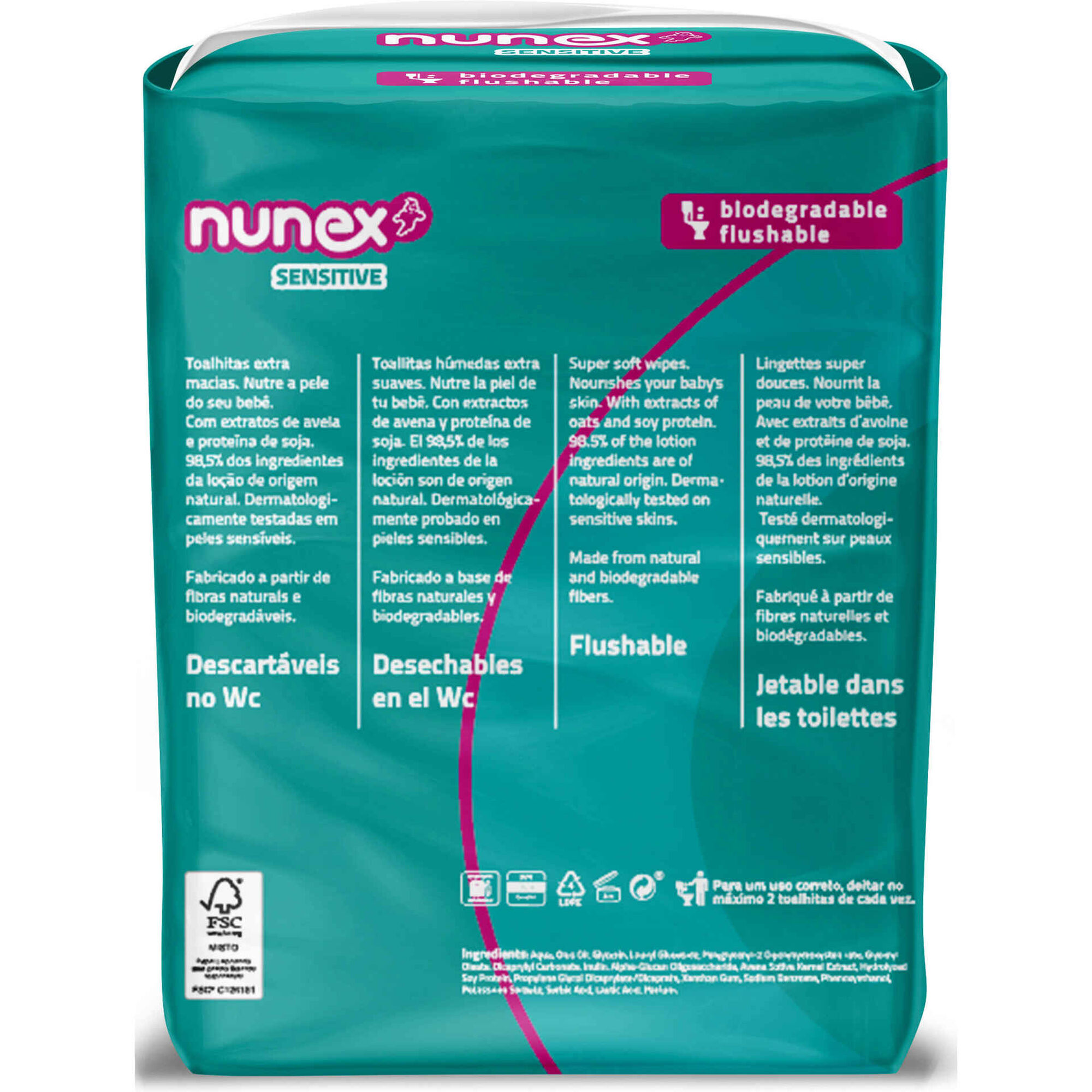 Toalhitas Bebé Sensitive