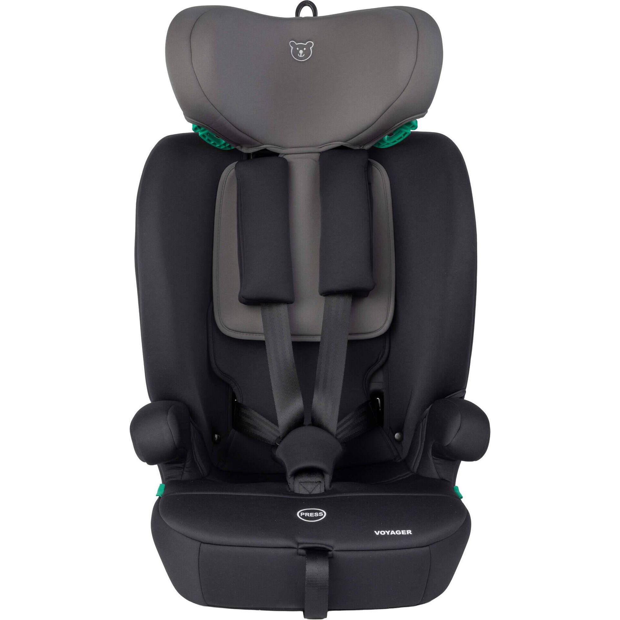 Cadeira Auto I-Size 76-150cm Preta Voyager Happy Bear