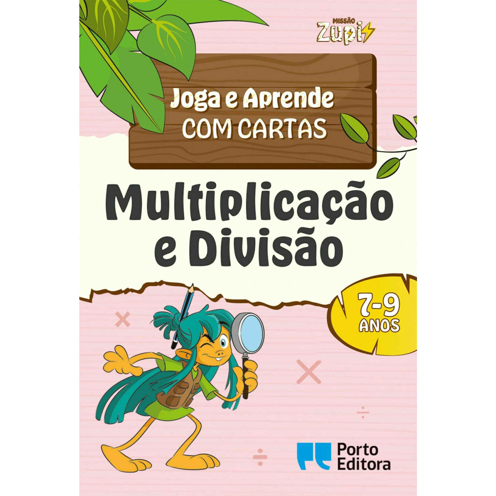 Multiplica&ccedil;&atilde;o e Divis&atilde;o - Joga e Aprende com Cartas - 7-9 Anos