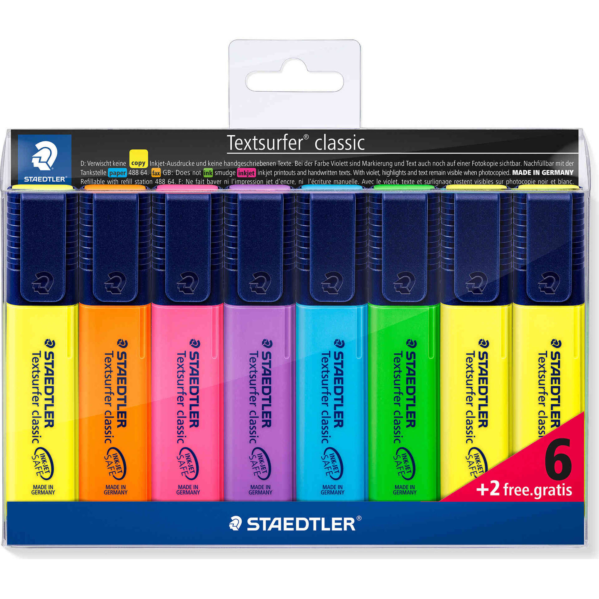 Marcadores Flourecentes Textsurfer&nbsp;Classic 364 Staedtler