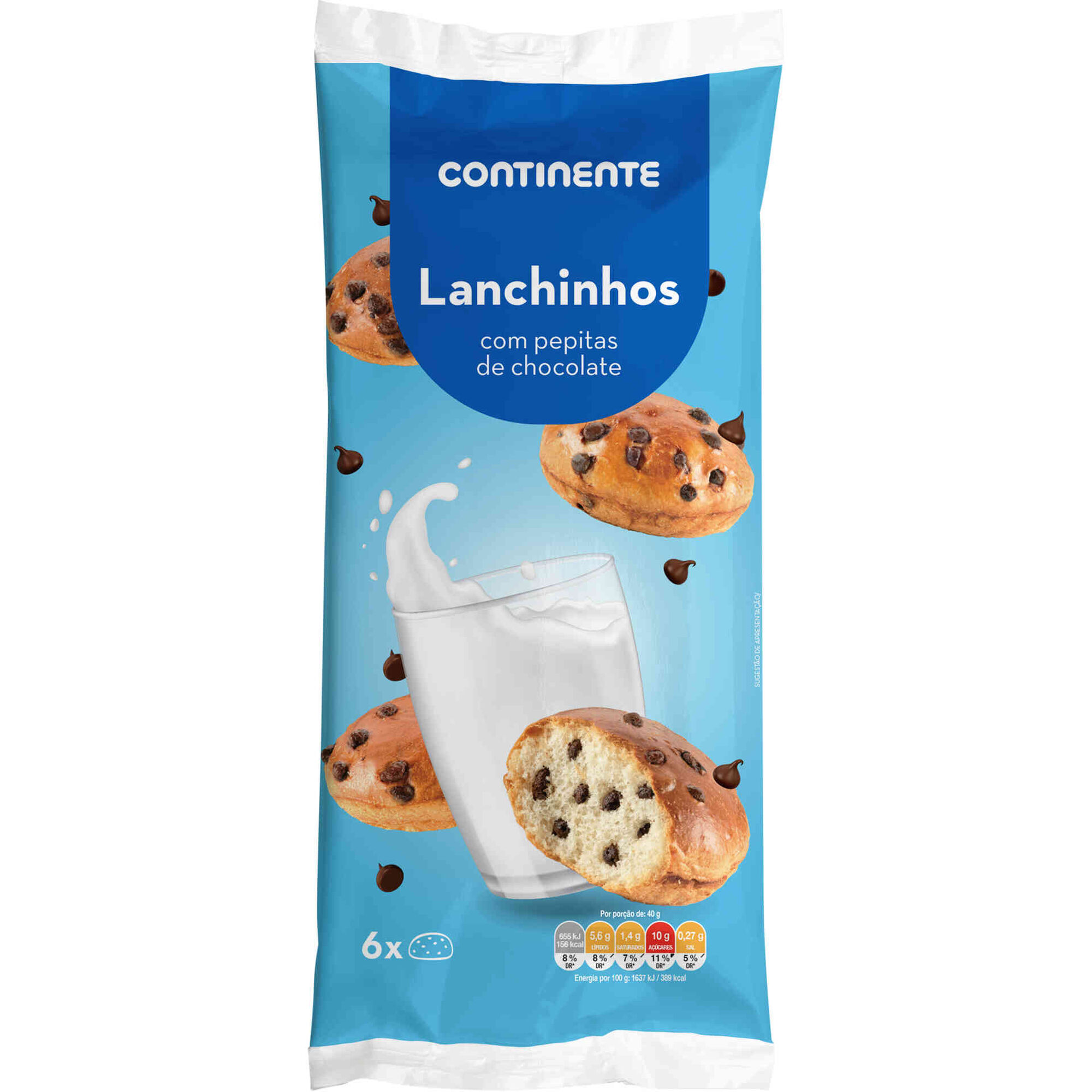 Lanchinhos com Pepitas de Chocolate Continente