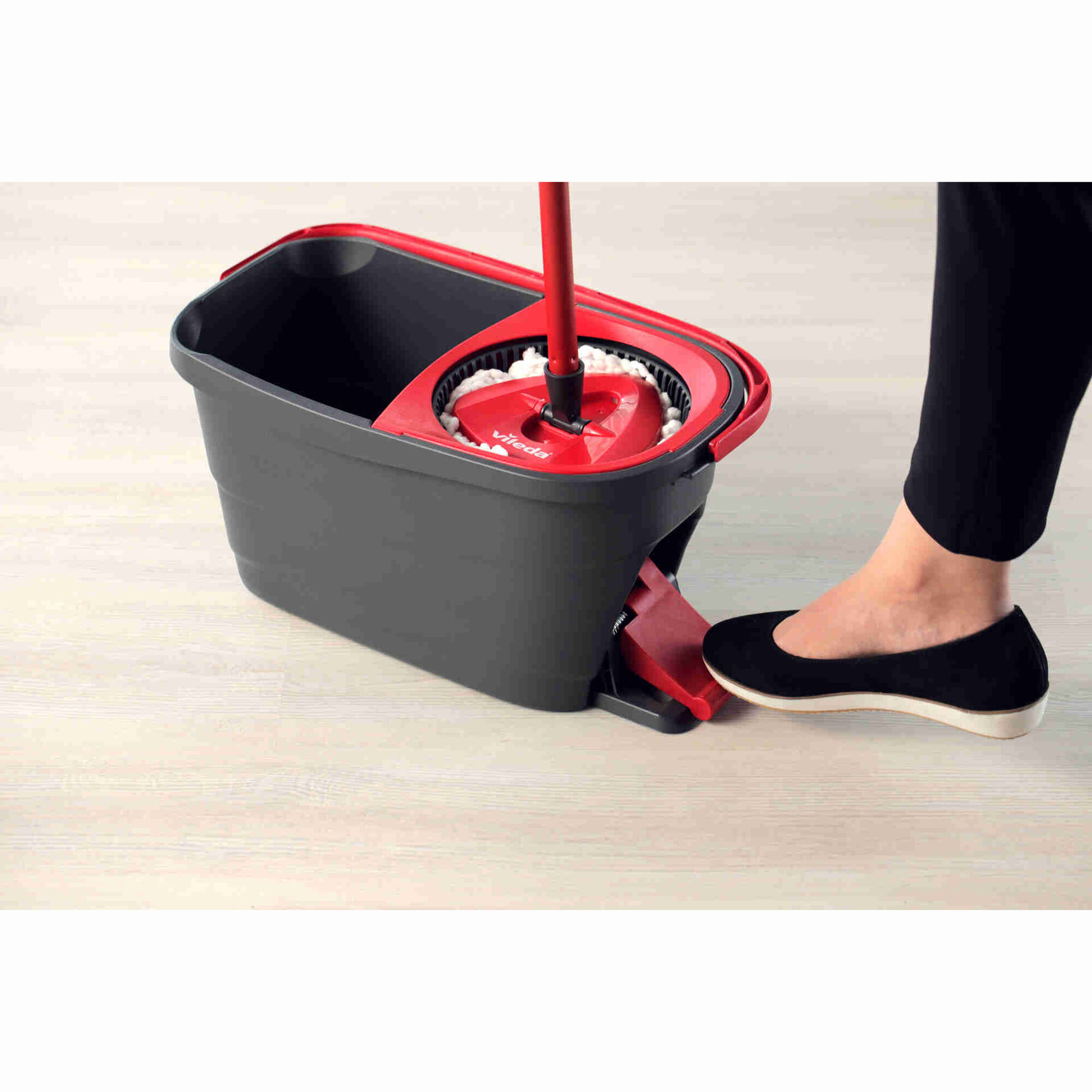 Sistema Turbo Smart Esfregona Microfibras e Balde com pedal Vileda