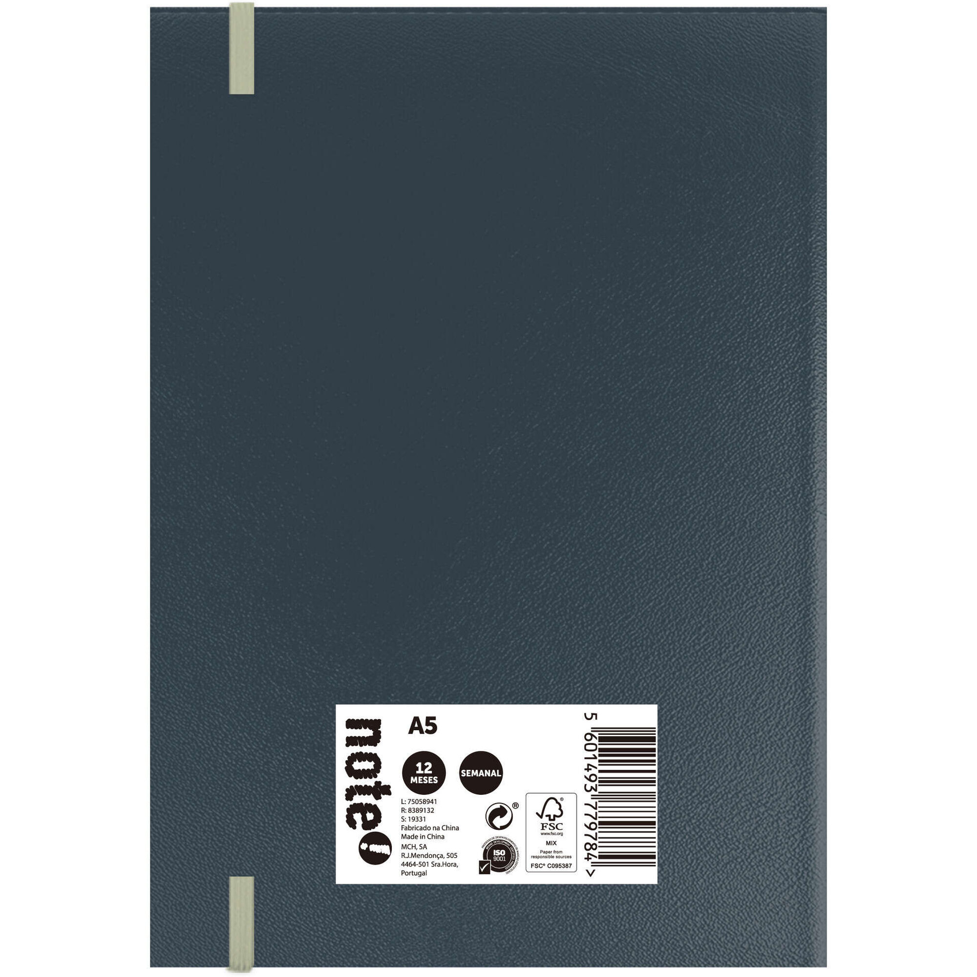 Agenda A5 2026 12 Meses (várias cores)