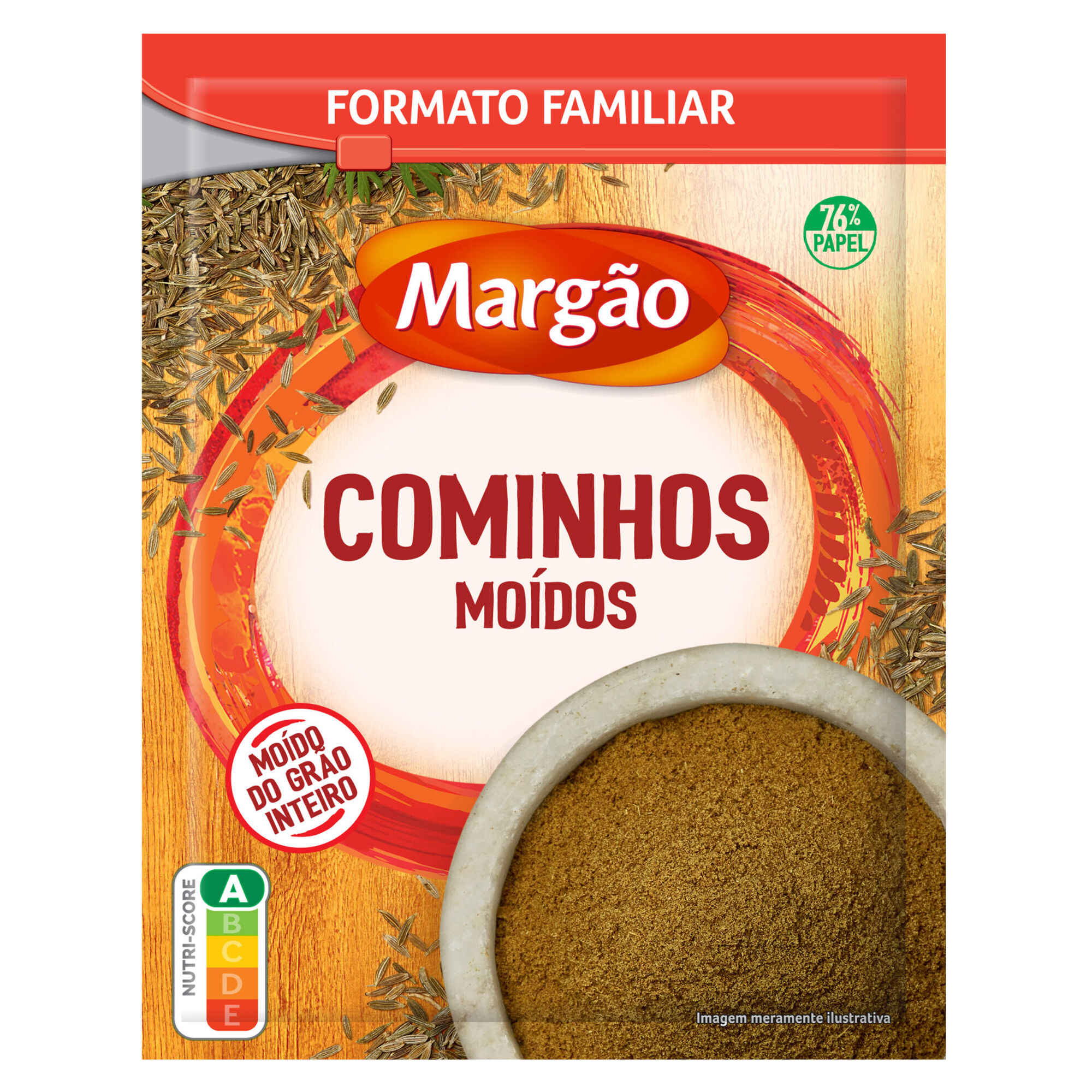 Cominhos Mo&iacute;dos em Saqueta Marg&atilde;o