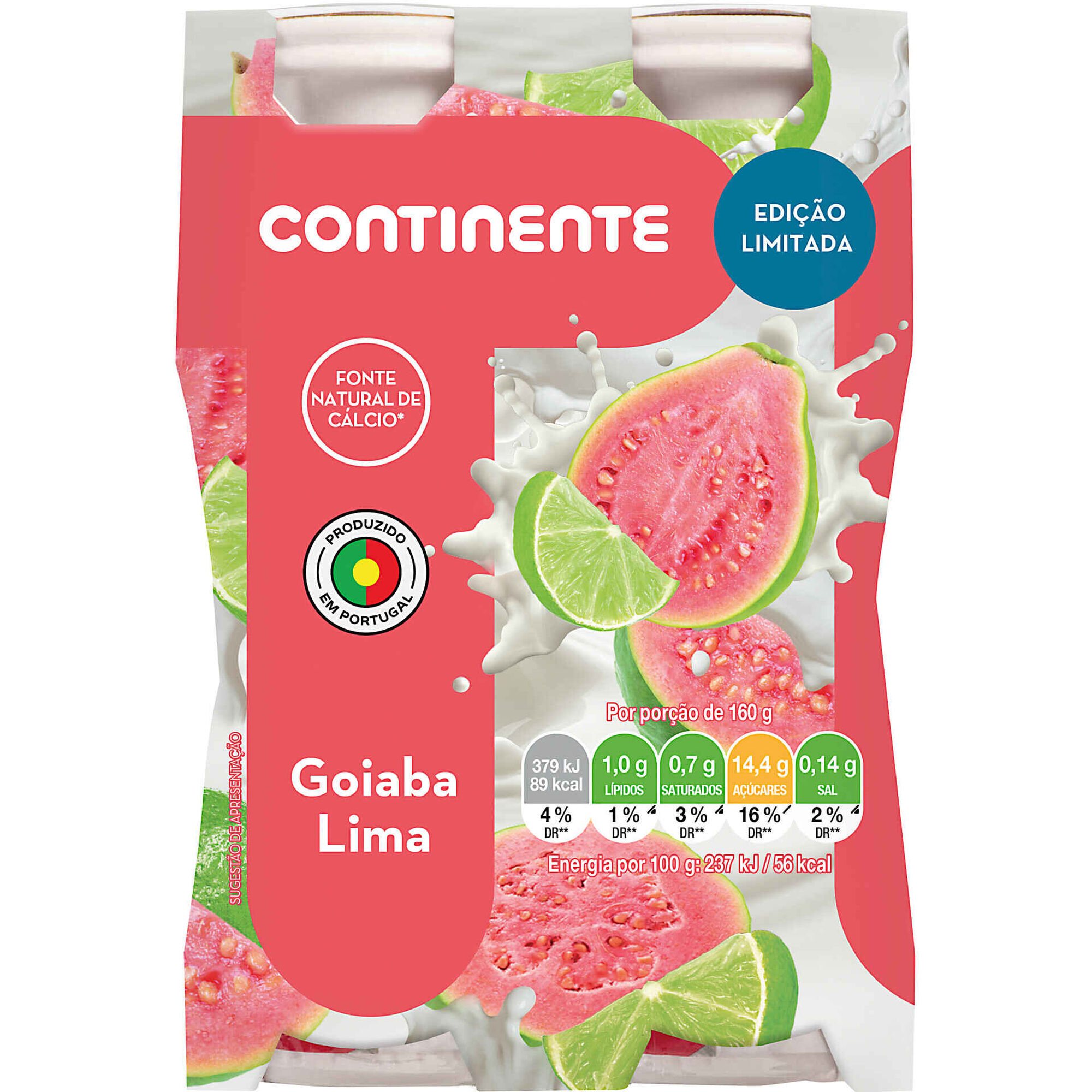 Iogurte Líquido Goiaba e Lima Iogurte Líquido Goiaba e Lima