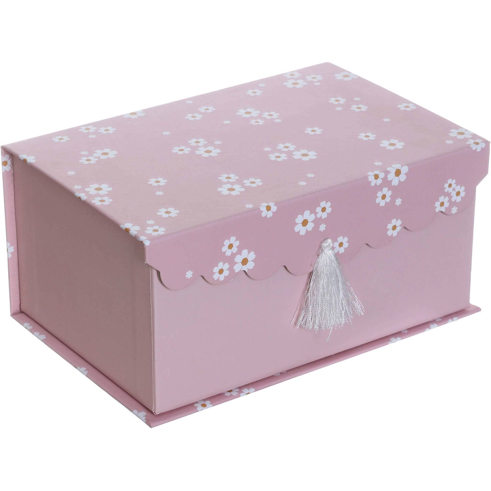 Caixa Cart&atilde;o Flores Rosa Kasa