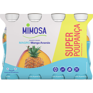 Iogurte Líquido Magro Manga e Ananás Mimosa