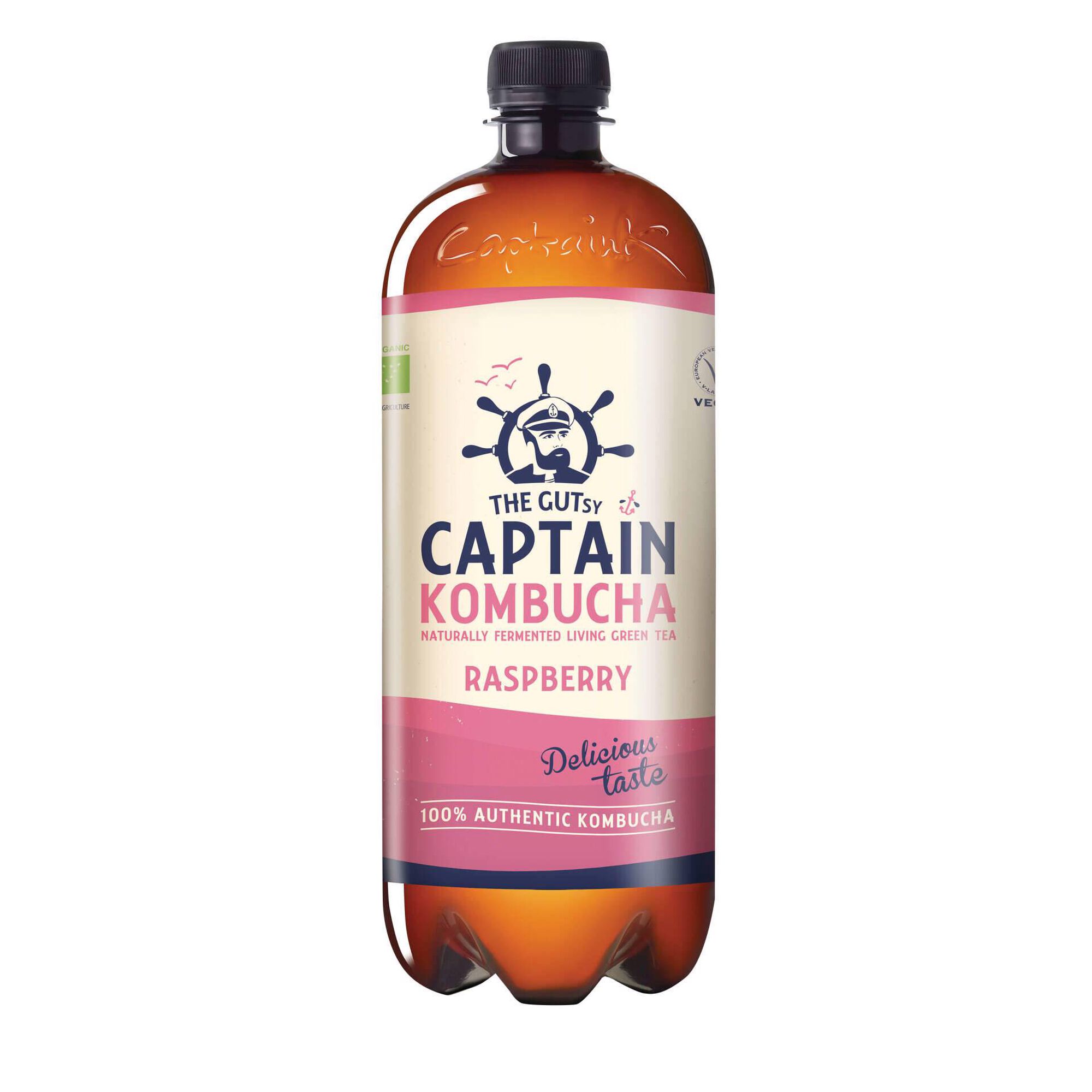 Bebida Kombucha Framboesa The Gutsy Captain
