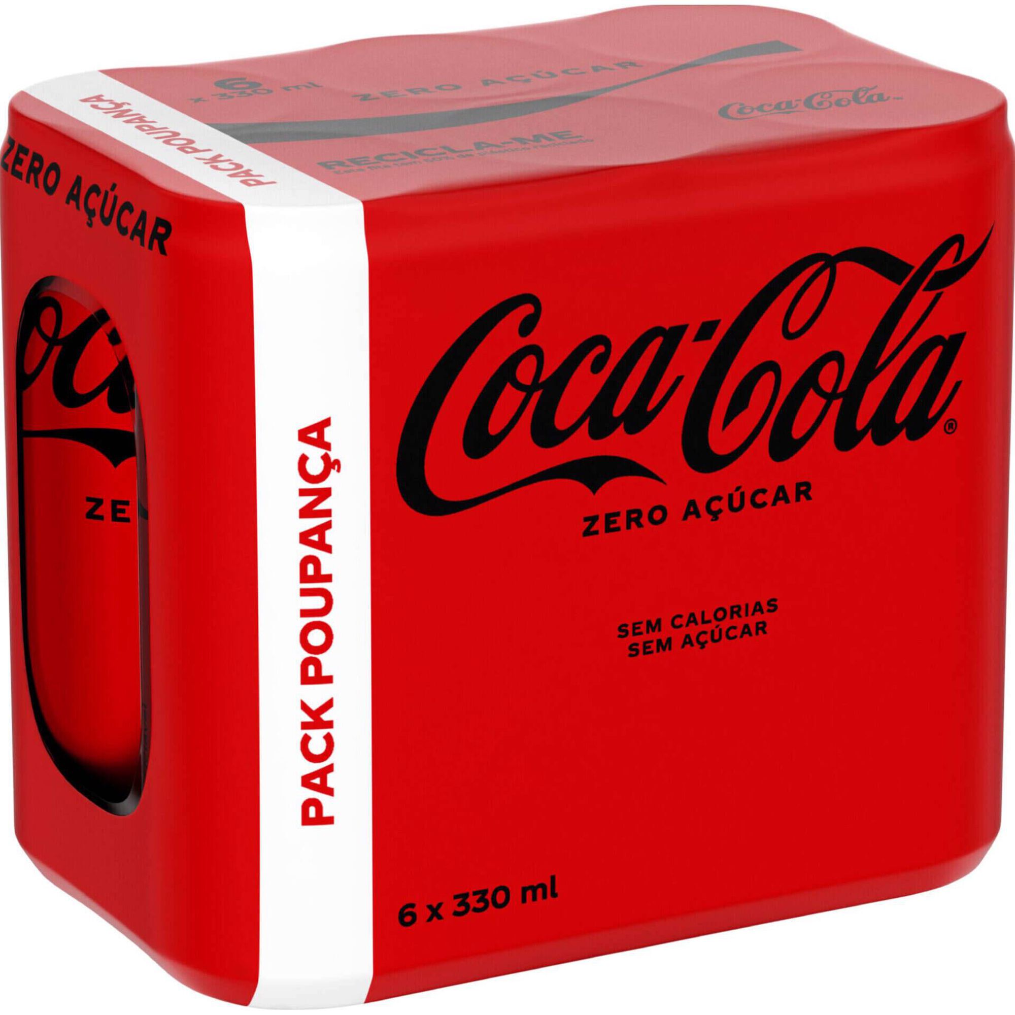 Refrigerante com G&aacute;s Cola Zero Coca-Cola