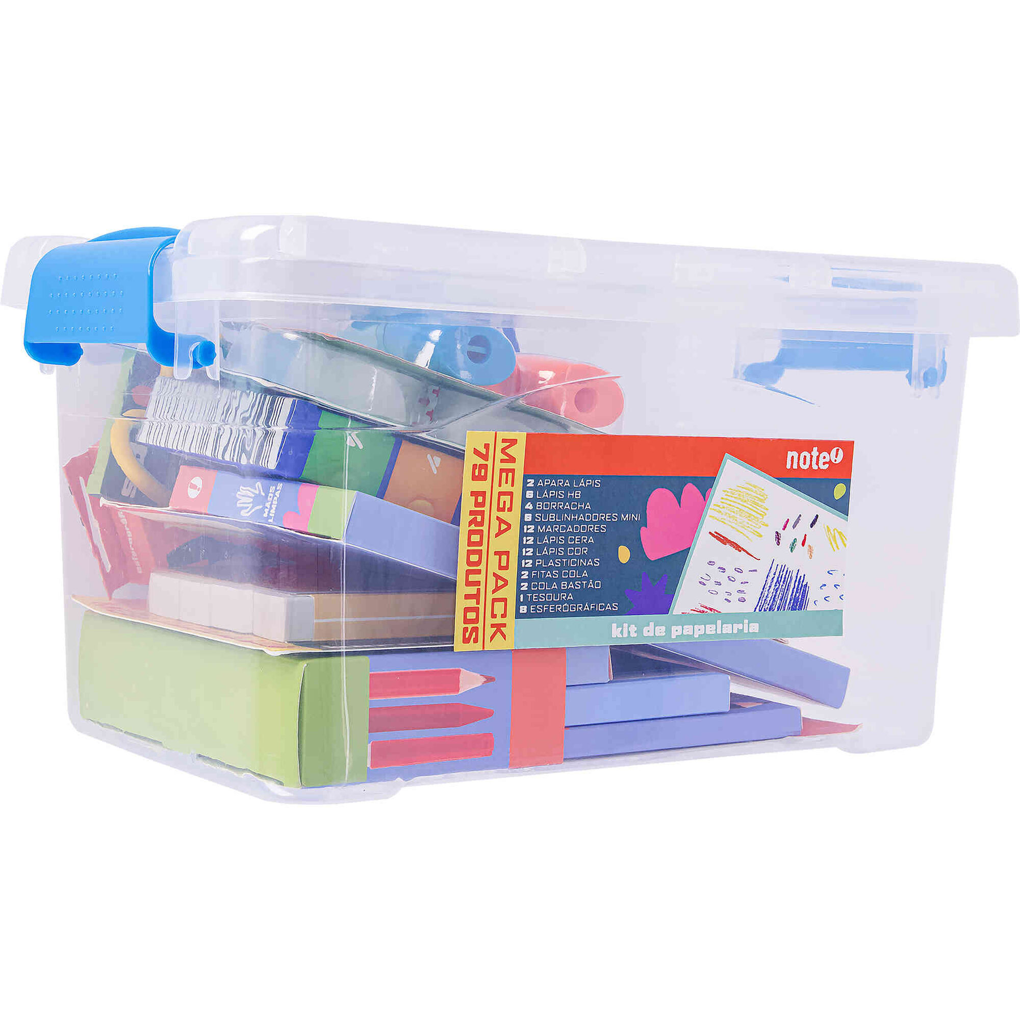 Kit Papelaria 79 Produtos Note!