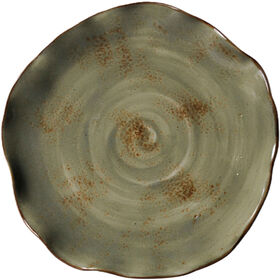 Prato Recortado Reativo 25cm Verde Kasa