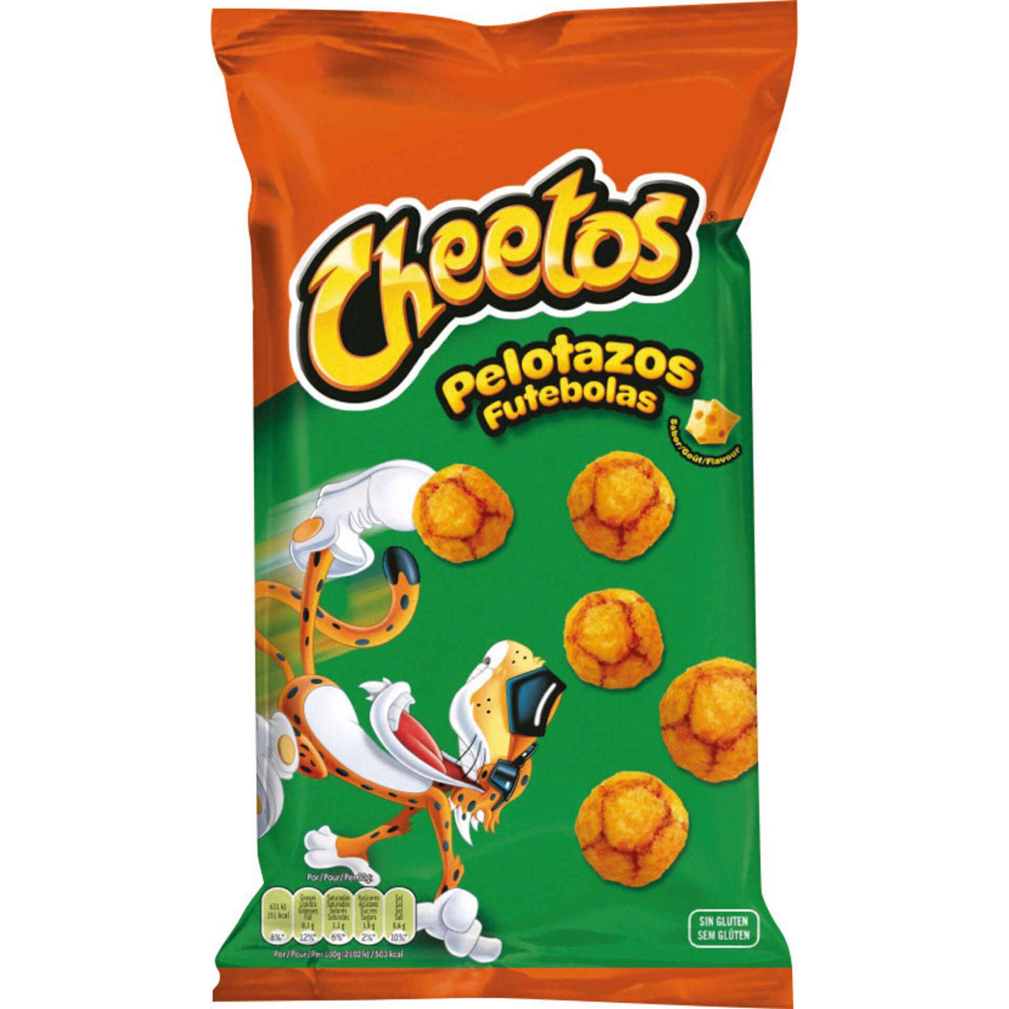 Snacks Milho Futebolas Sabor Queijo