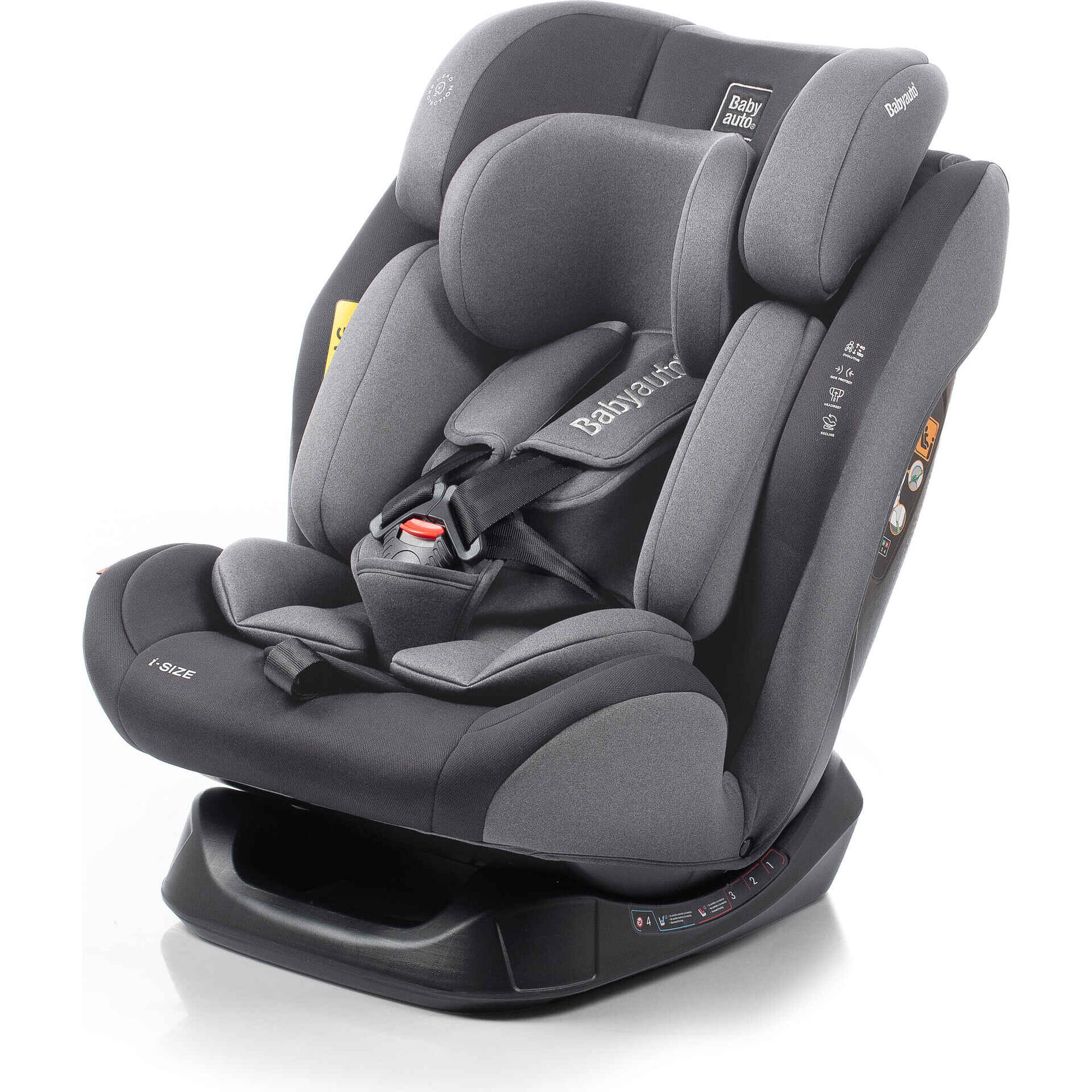 Cadeira Auto I-Size 40-150cm Lolo Belt Cinza