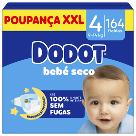 Fraldas Beb&eacute; Seco 9-14kg T4 Dodot