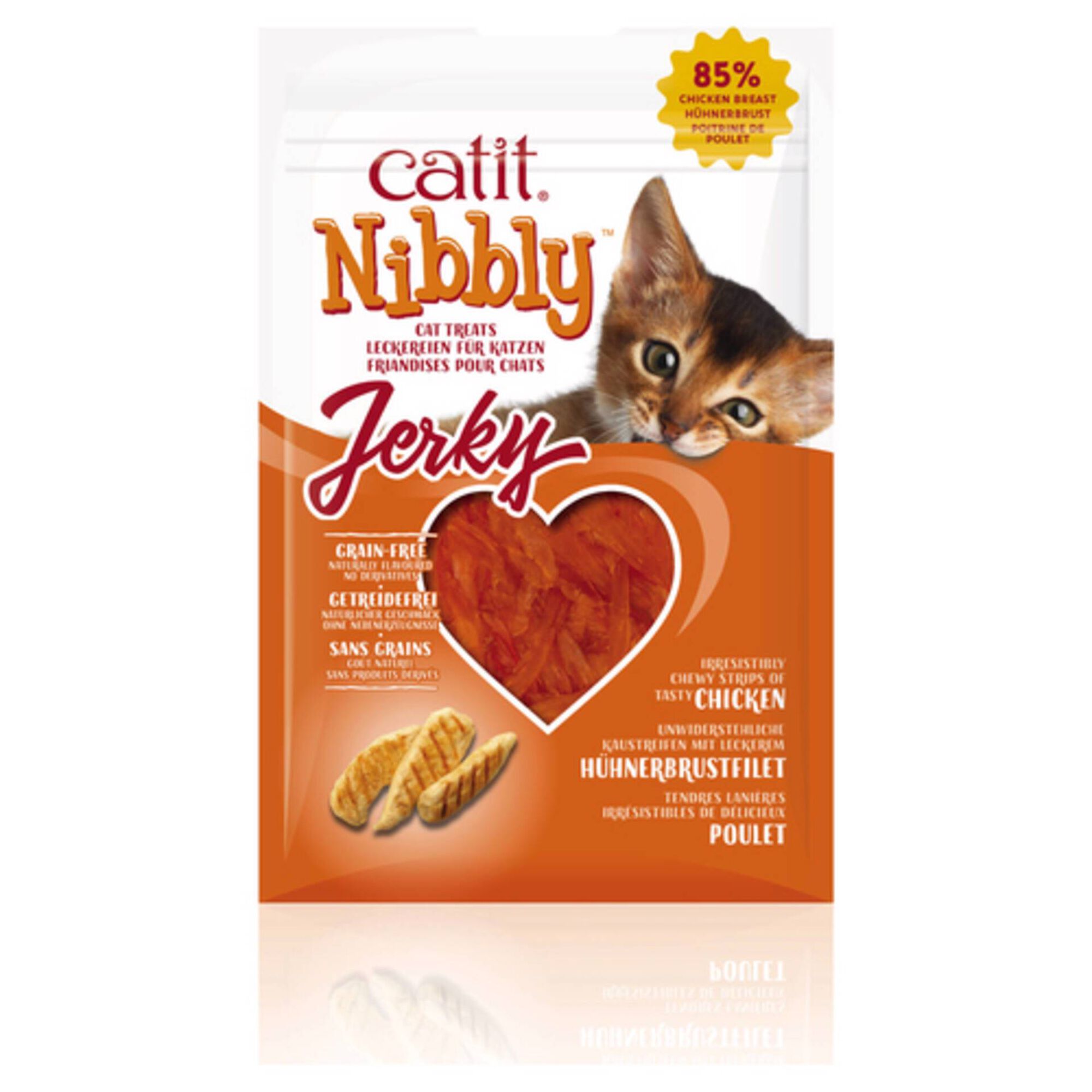Snack para Gato Frango Nibbly Catit