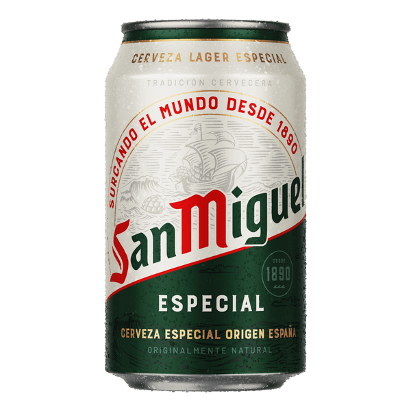 Cerveja em Lata com Álcool San Miguel