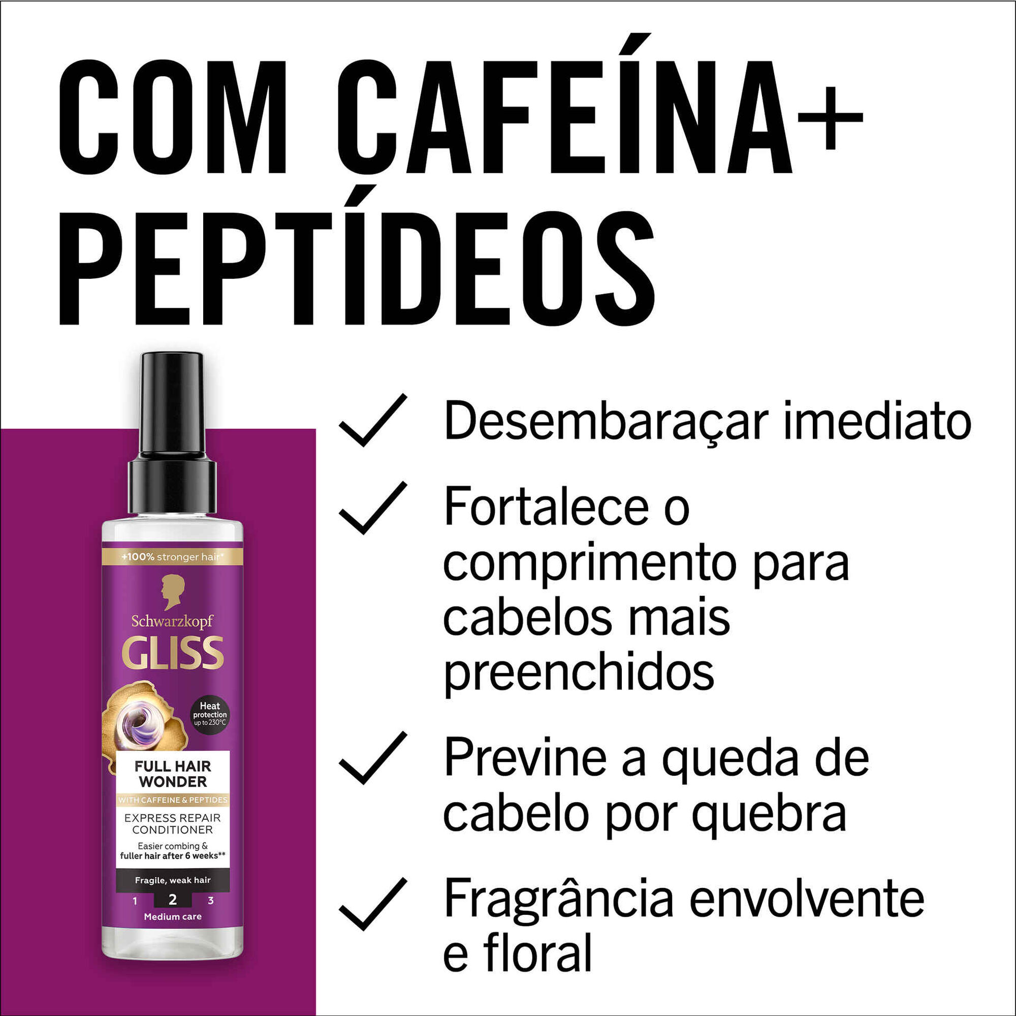 Spray Condicionador Cabelo Express Full Hair Wonder