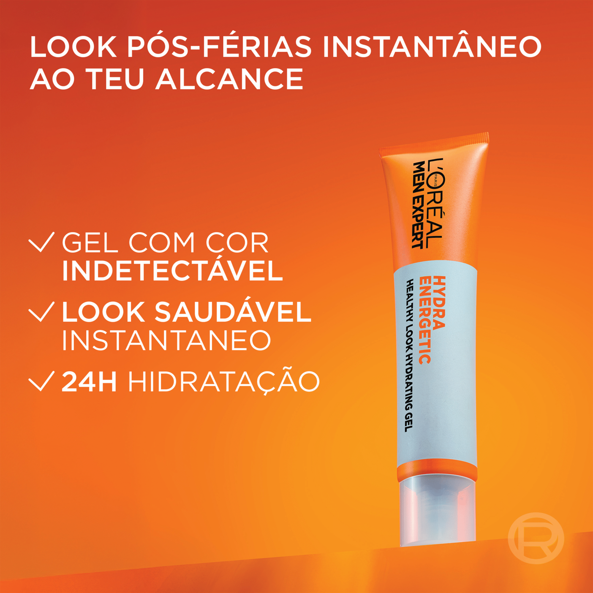 Gel de Rosto Hydra Energetic L'Or&eacute;al Paris Men Expert