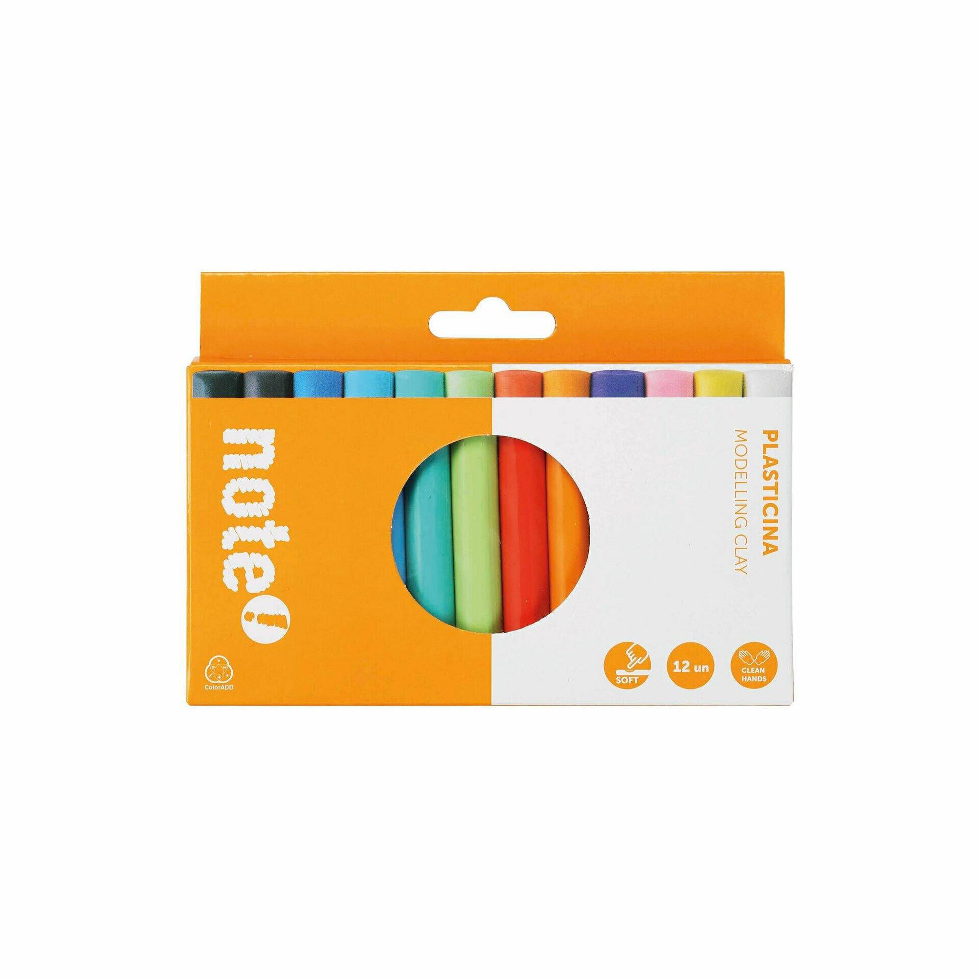 Plasticina com 12 Barras