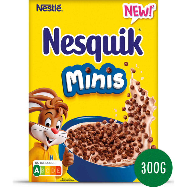 Cereais Trigo com Chocolate Minis Nesquik