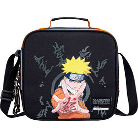 Lancheira 1L Preta Ninja Attack! Naruto