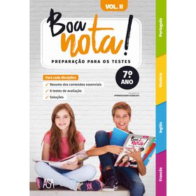 Boa Nota! Preparação para os Testes - 7º Ano (volume 2)