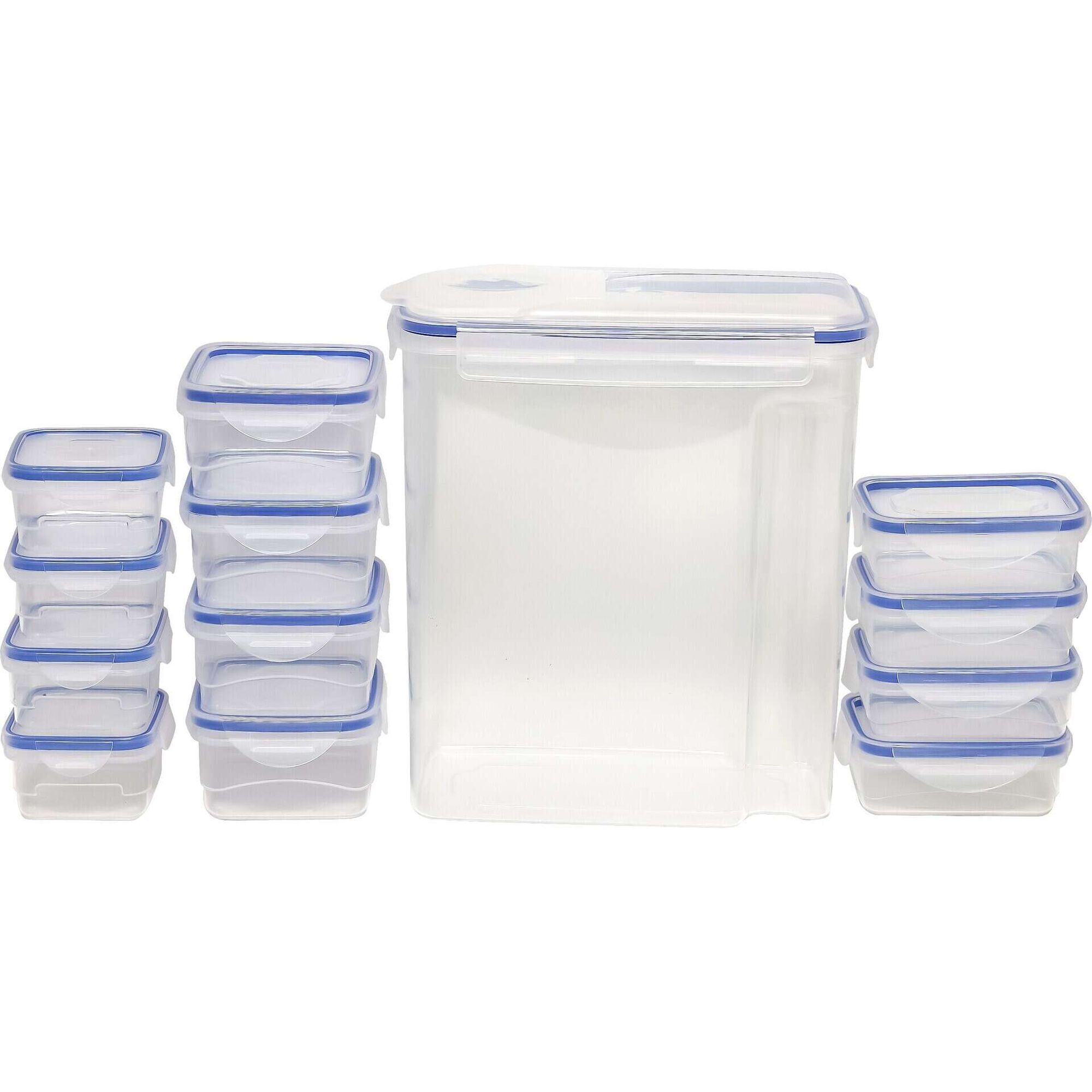 Conjunto 13 Caixas Herm&eacute;ticas com Fecho Kasa