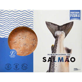 Hamb&uacute;rguer de Salm&atilde;o Congelado Portugal Fish