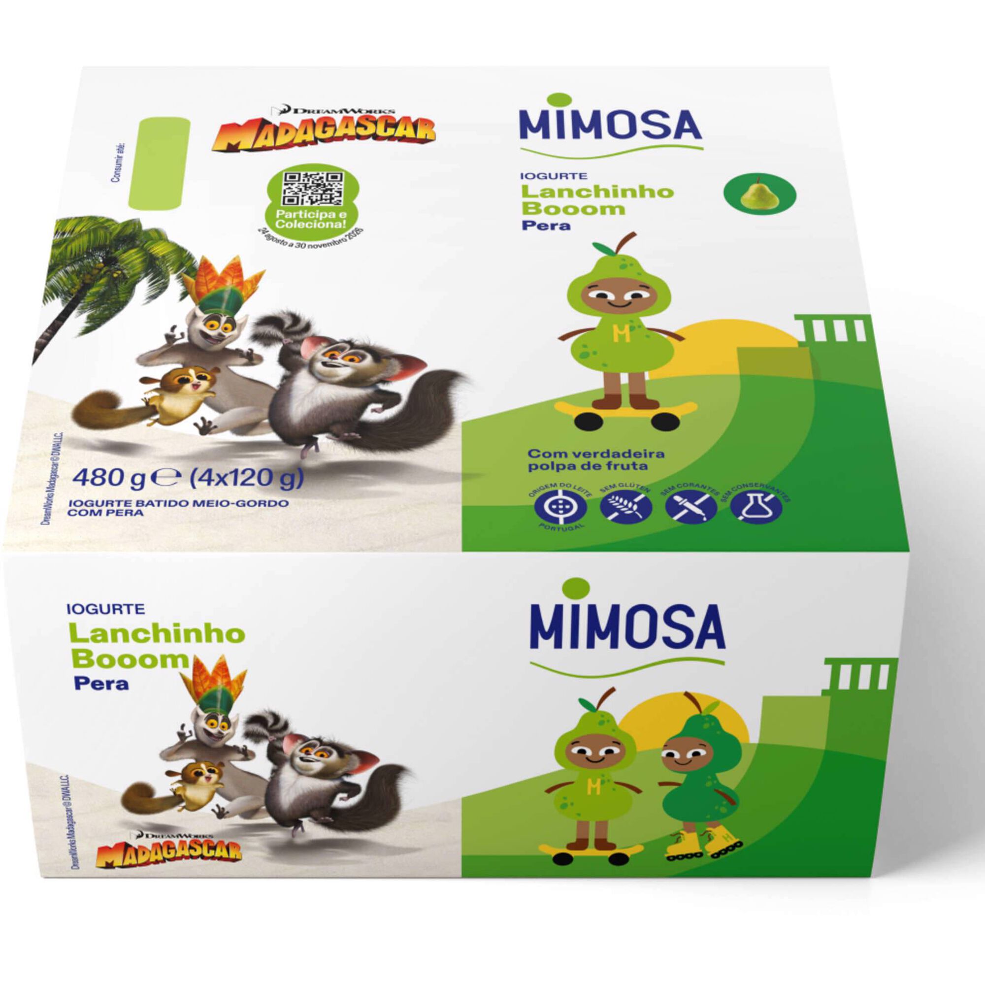 Iogurte Polpa Pera Infantil Lanchinho Booom Mimosa