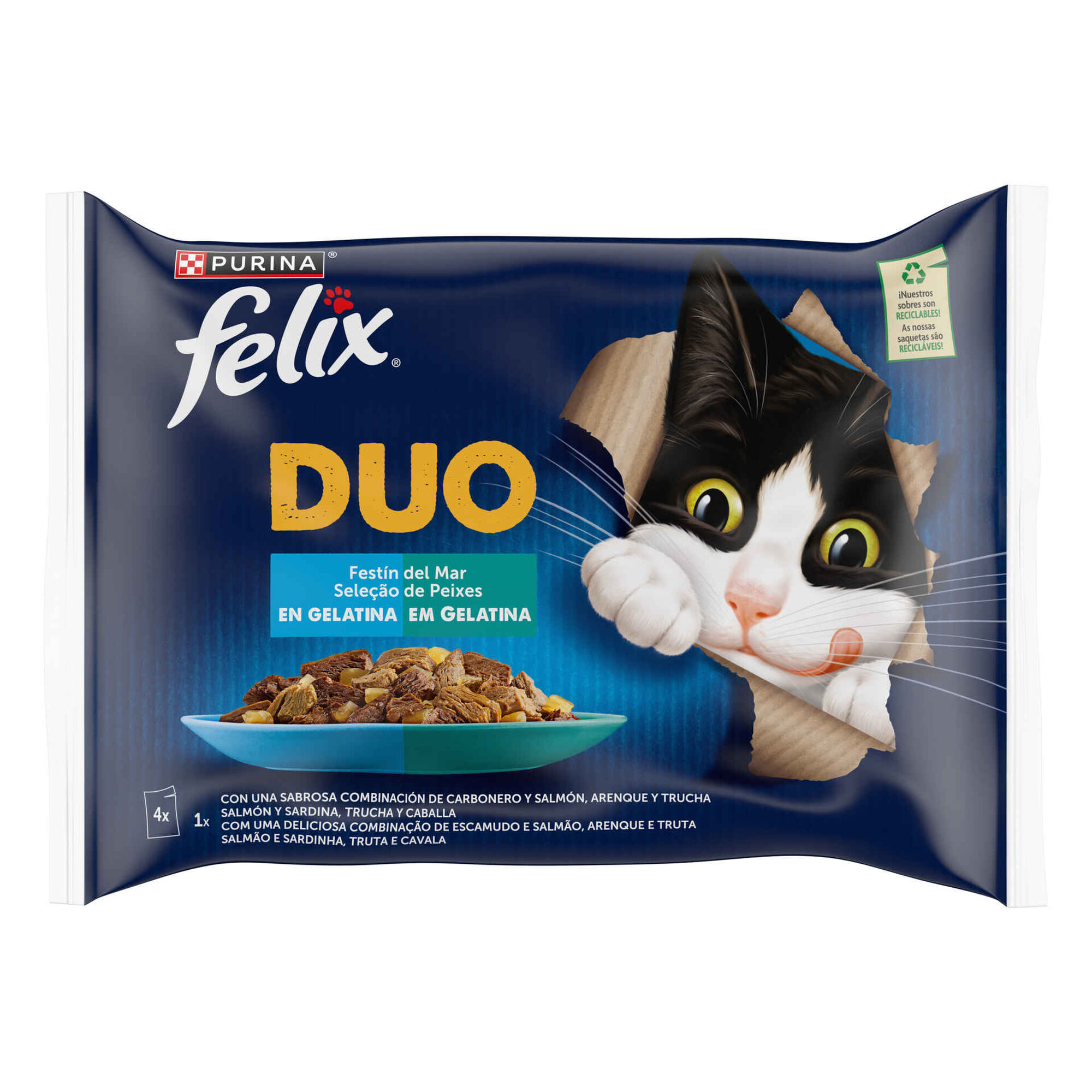 Comida Húmida para Gato Duo Peixe