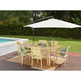 Conjunto de Mesa Extens&iacute;vel e 6 Cadeiras Kasa, , hi-res