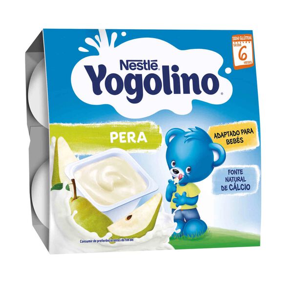 Alimento Lácteo Pera sem Glúten +6M Yogolino