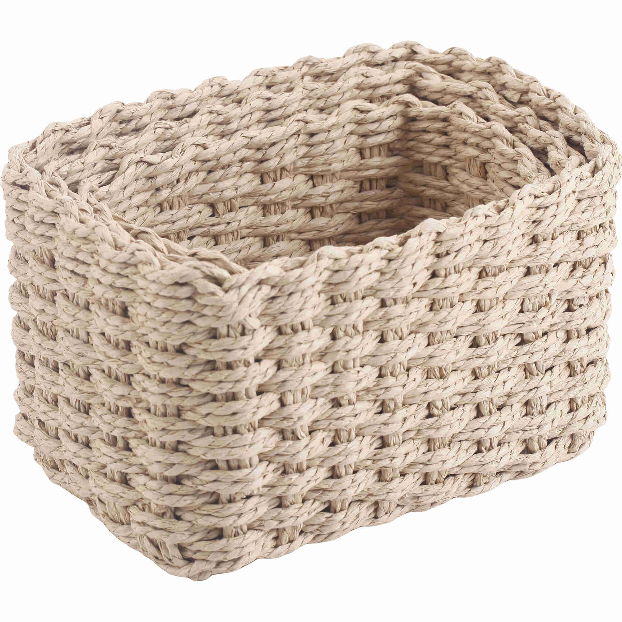 Conjunto 3 Cestos Decorativos Bazar&atilde;o