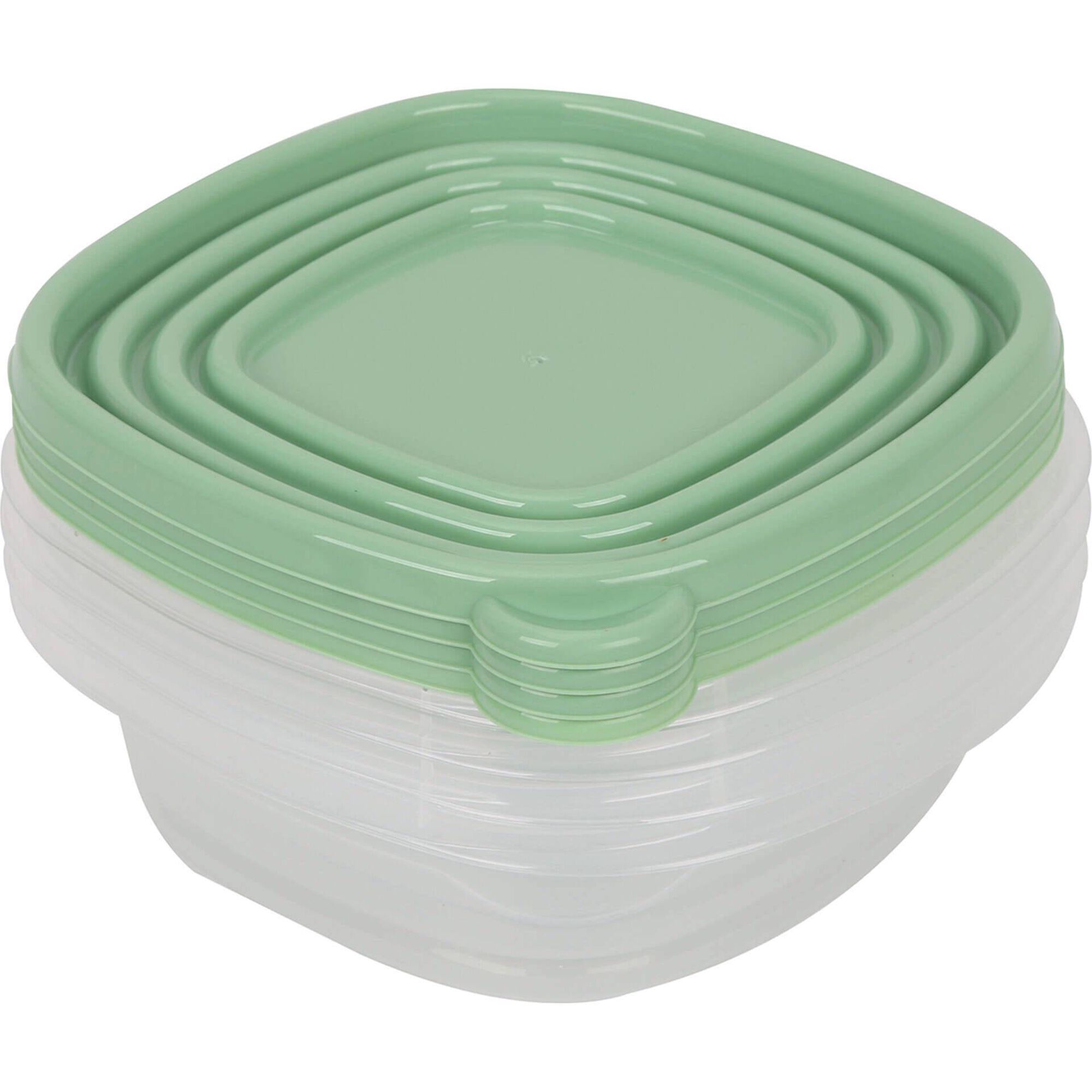 Conjunto 4 Caixas Herm&eacute;ticas 0,67L Bazar&atilde;o