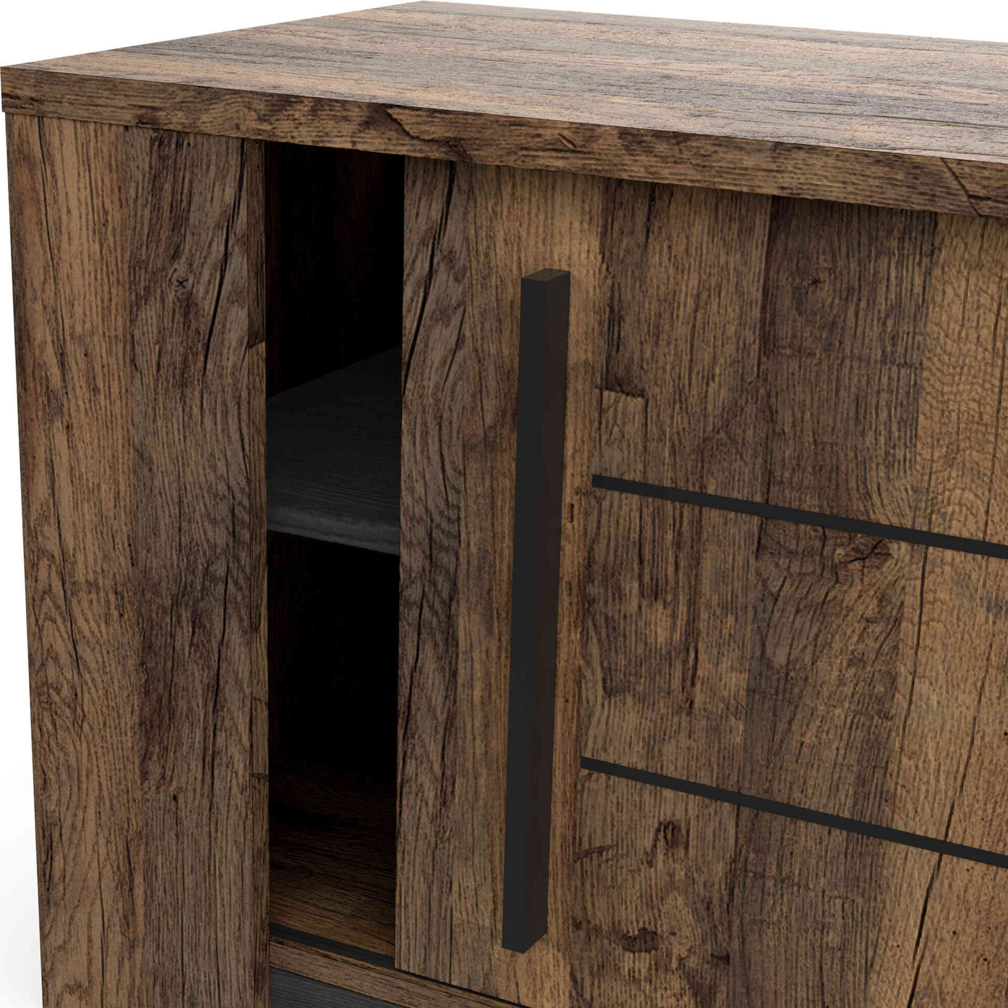 Móvel de TV 180x42x52cm Carvalho Mónaco