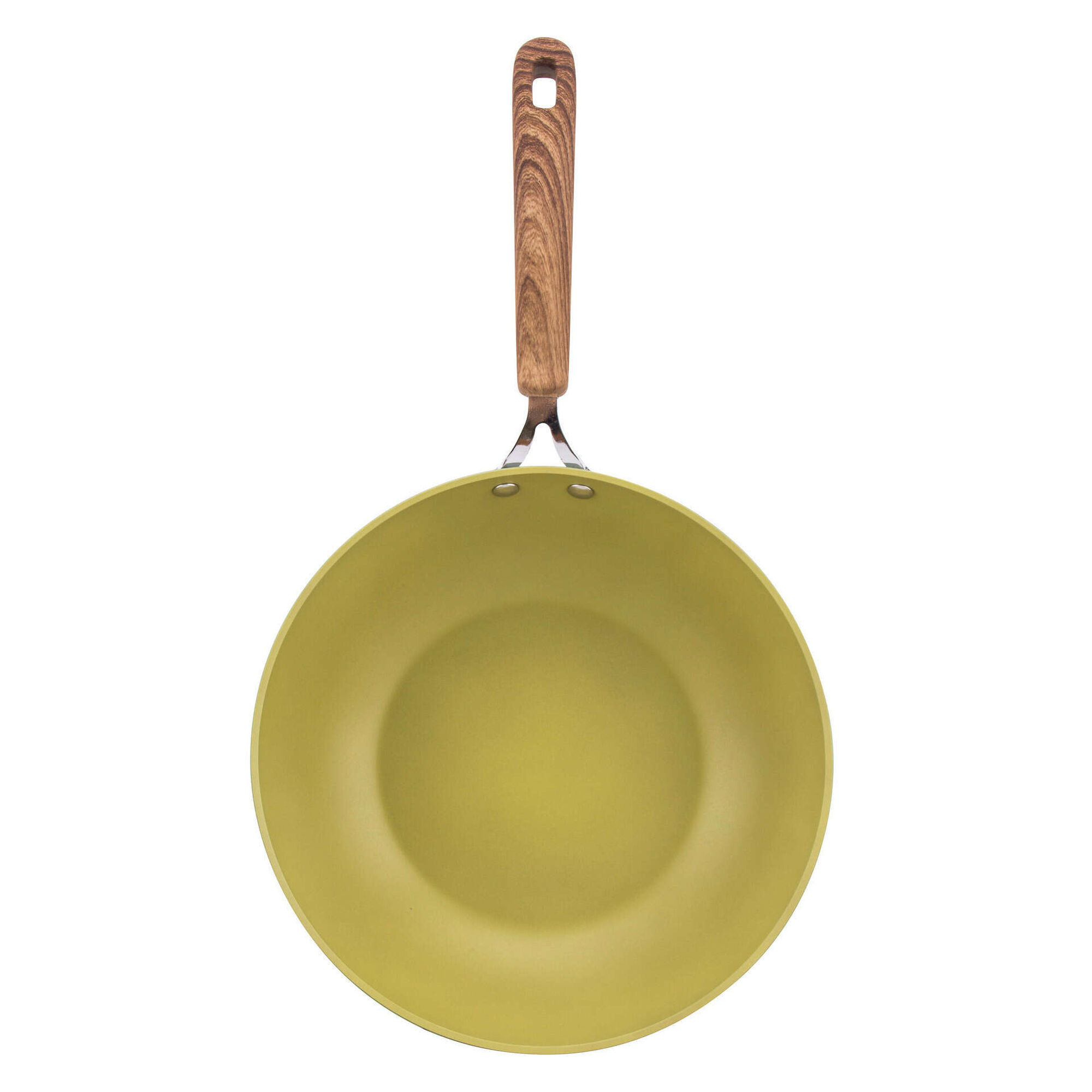 Wok Antiaderente Alumínio 28cm Oliveira Gourmet