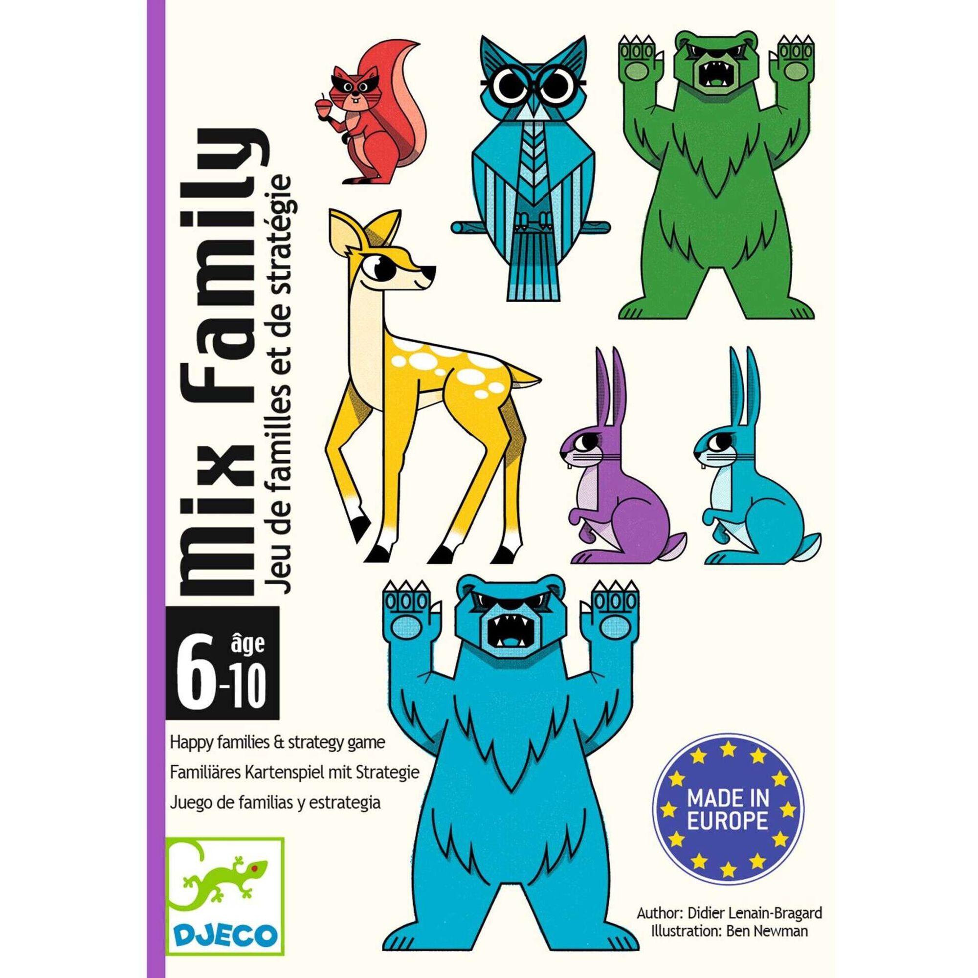 Djeco - Jogo de Cartas de Estrat&eacute;gia Mix Family