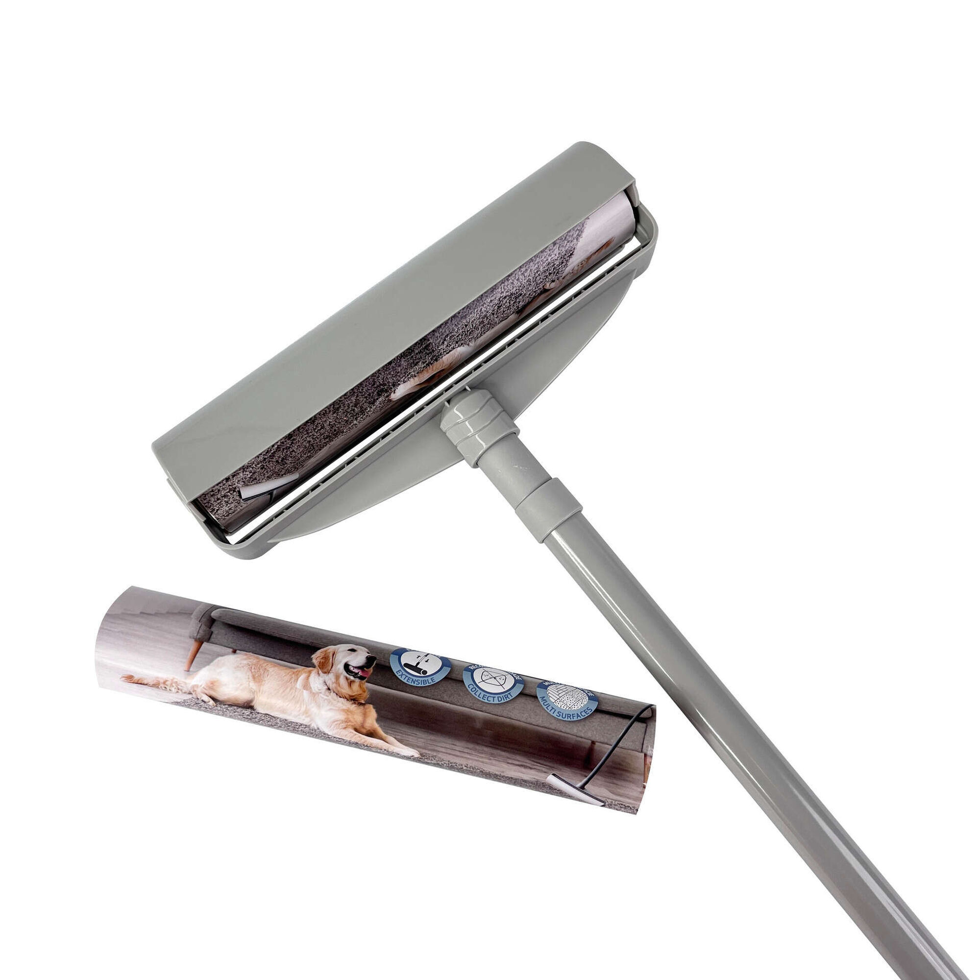 Conjunto de Rolo Agarra Resíduos e 2 Recargas