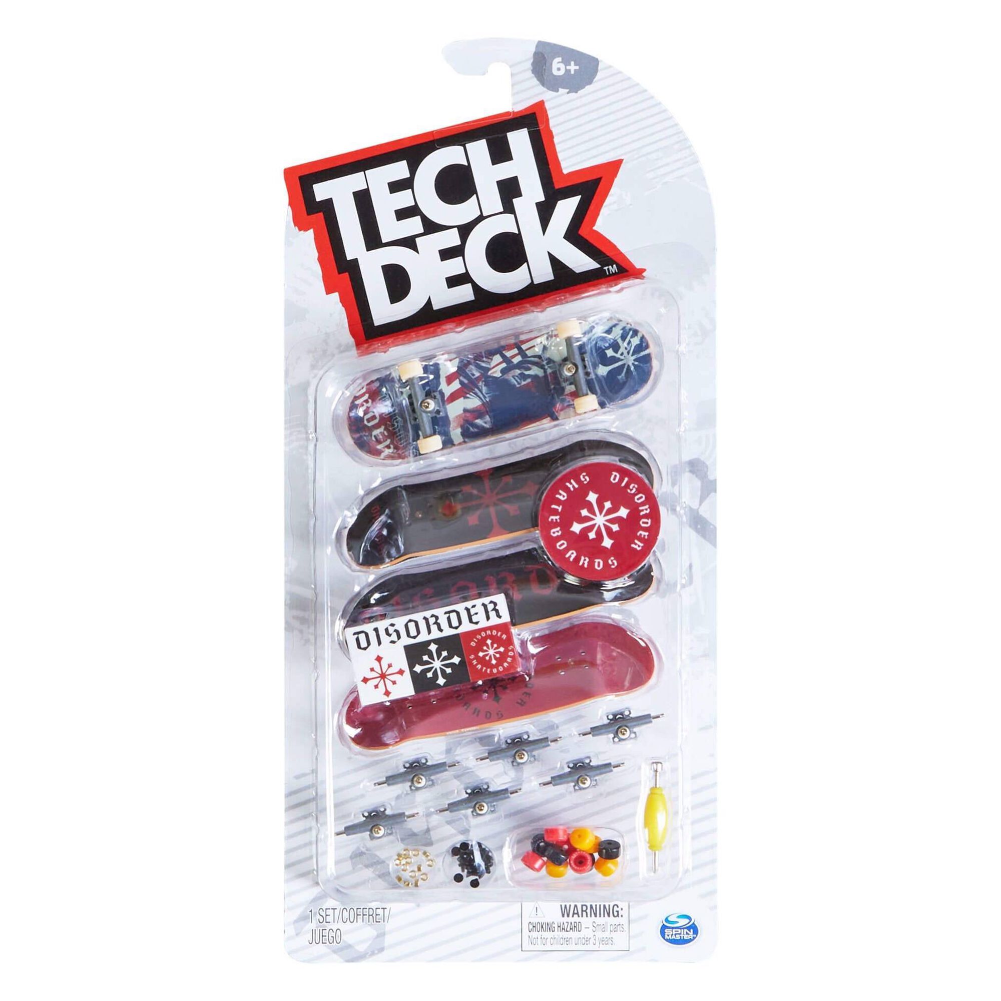 Pack 4 Skates Tech Deck (vários modelos)