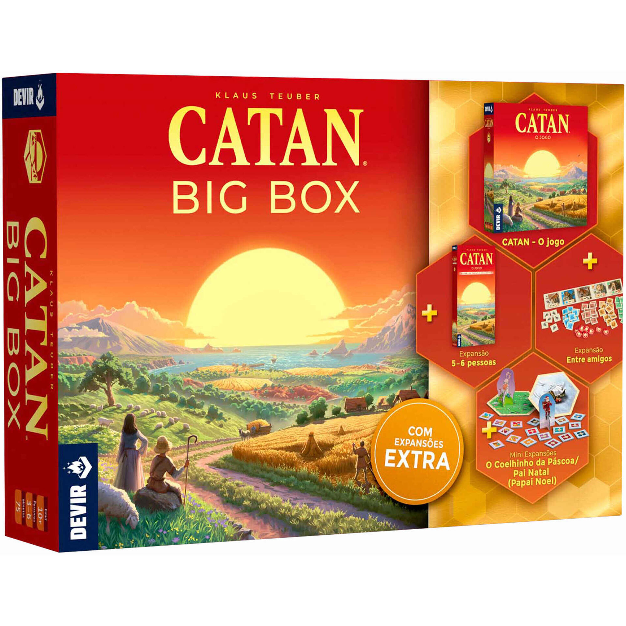 Devir - Jogo de Tabuleiro Catan Plus