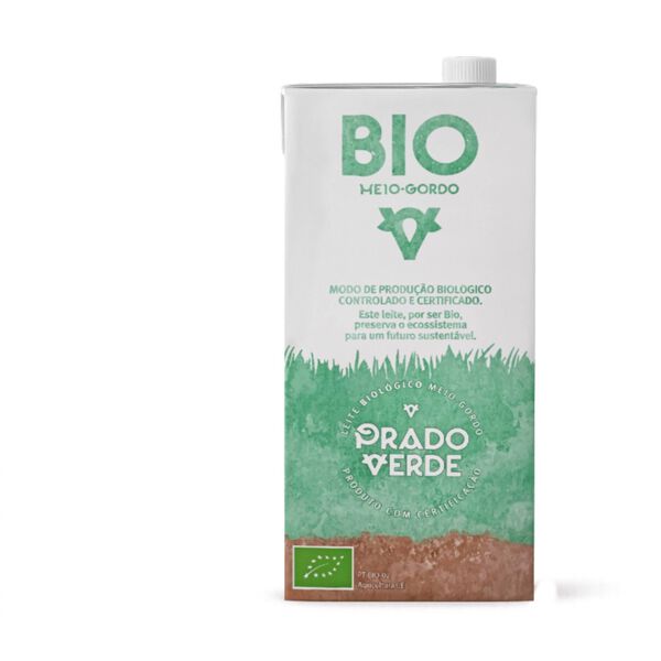 Leite Meio Gordo Bio Prado Verde