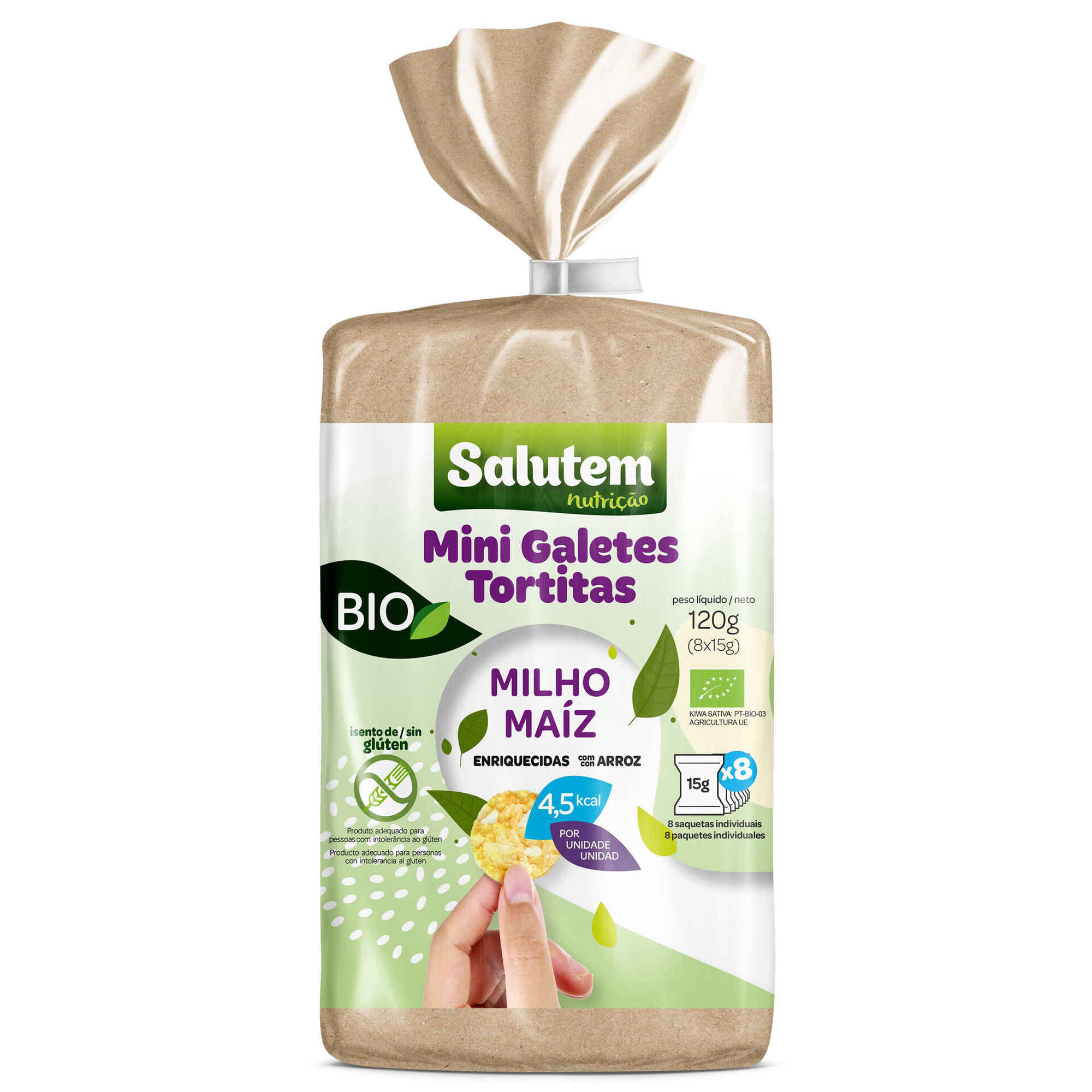 Tortitas de Milho Mini sem Glúten Biológicas Tortitas de Milho Mini sem Glúten Biológicas