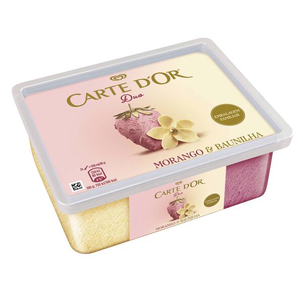 Gelado Baunilha & Morango Carte DOr